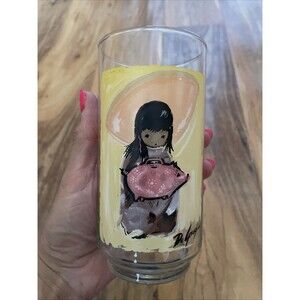 Vtg 1970s Ted De Grazia Art Drinking Glasses Glass Tumblers Southwest Replace